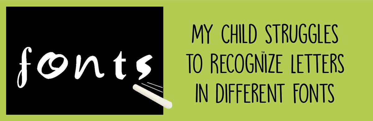 Problem Child Lettering My Child Struggles to Recognize Letters in Different Fonts – Child1st ...