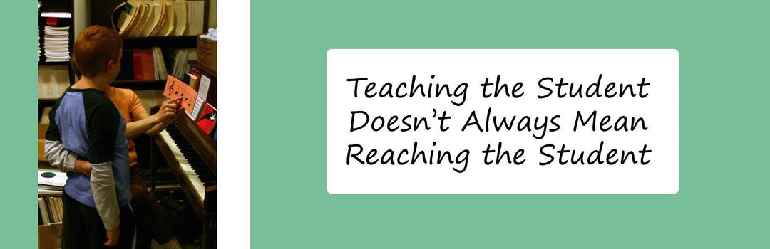 Teaching the Student Doesn't Always Mean Reaching the Student | Child1st Publications