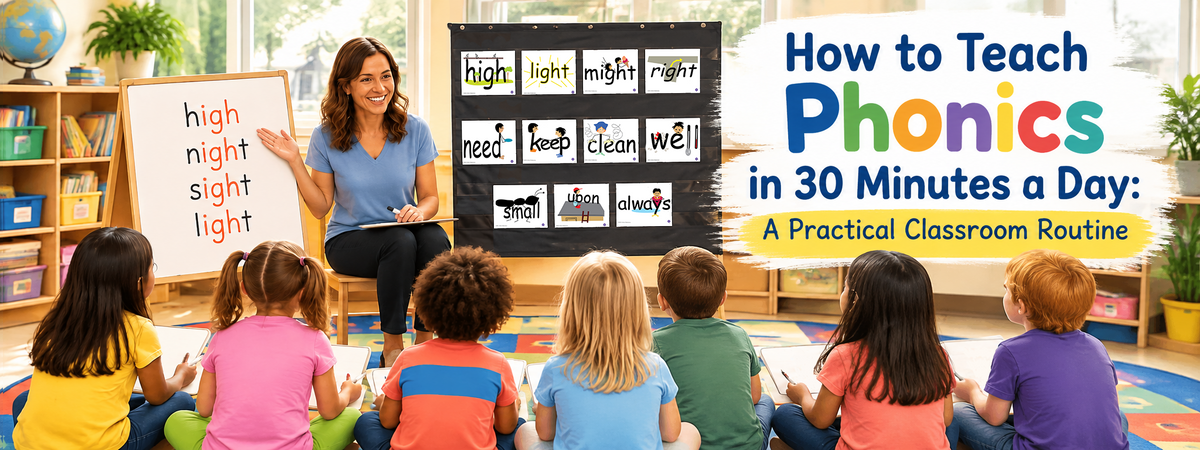 Classroom phonics lesson