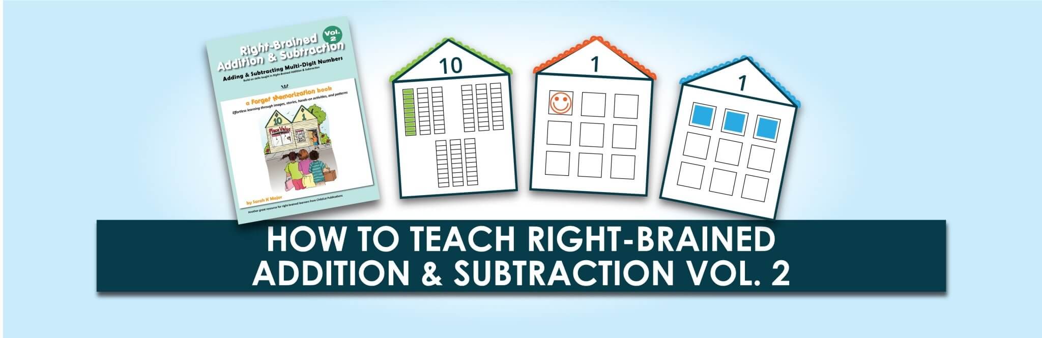 How To Teach Right-Brained Addition & Subtraction Vol. 2 | Child1st Publications