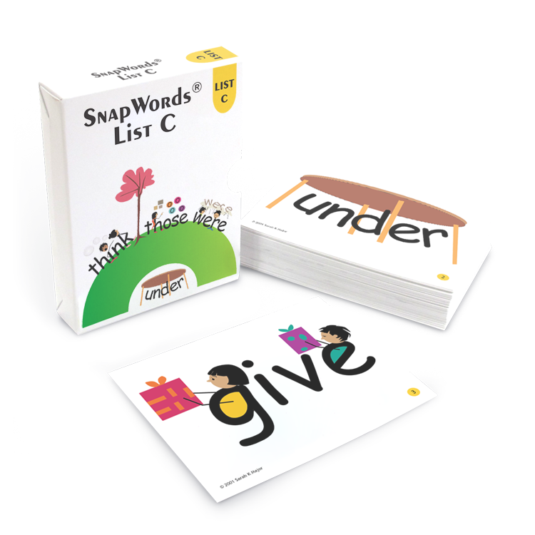 SnapWords® List C Teaching Cards | Advanced High-Frequency Words ...