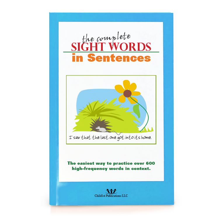 Cover of The Complete Sight Words in Sentences book by Child1st Publications.