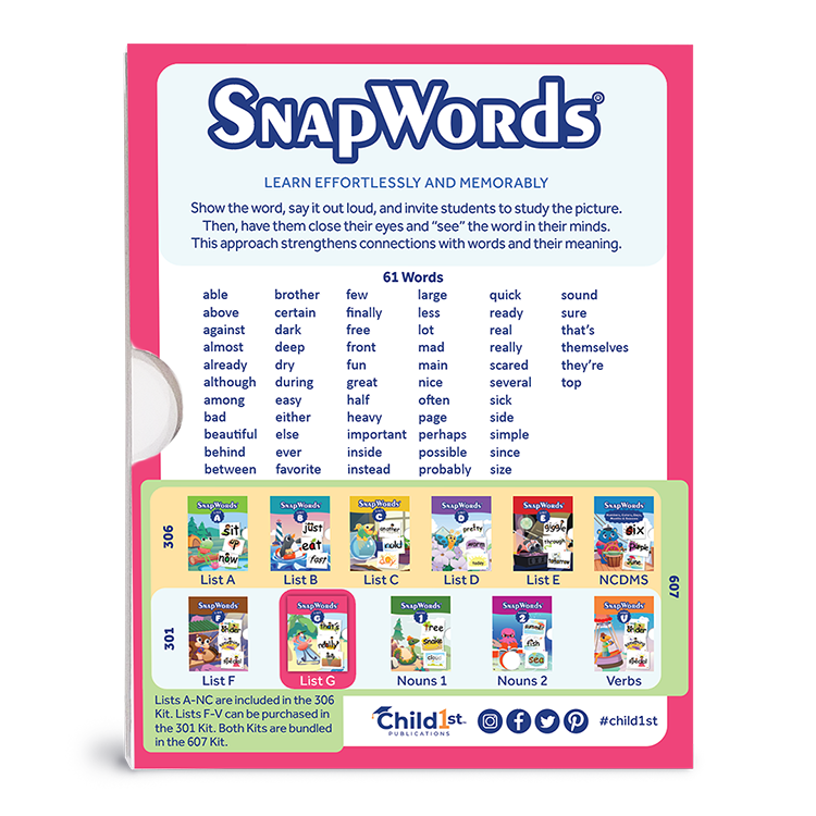 SnapWords® List G