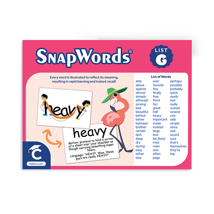SnapWords® List G