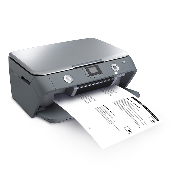 Printer outputting pages from a SnapWords® teaching manual, displaying instructional content for educators on effective literacy teaching strategies.